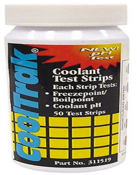 Coolant test strips