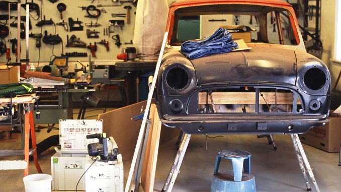 restoring a car