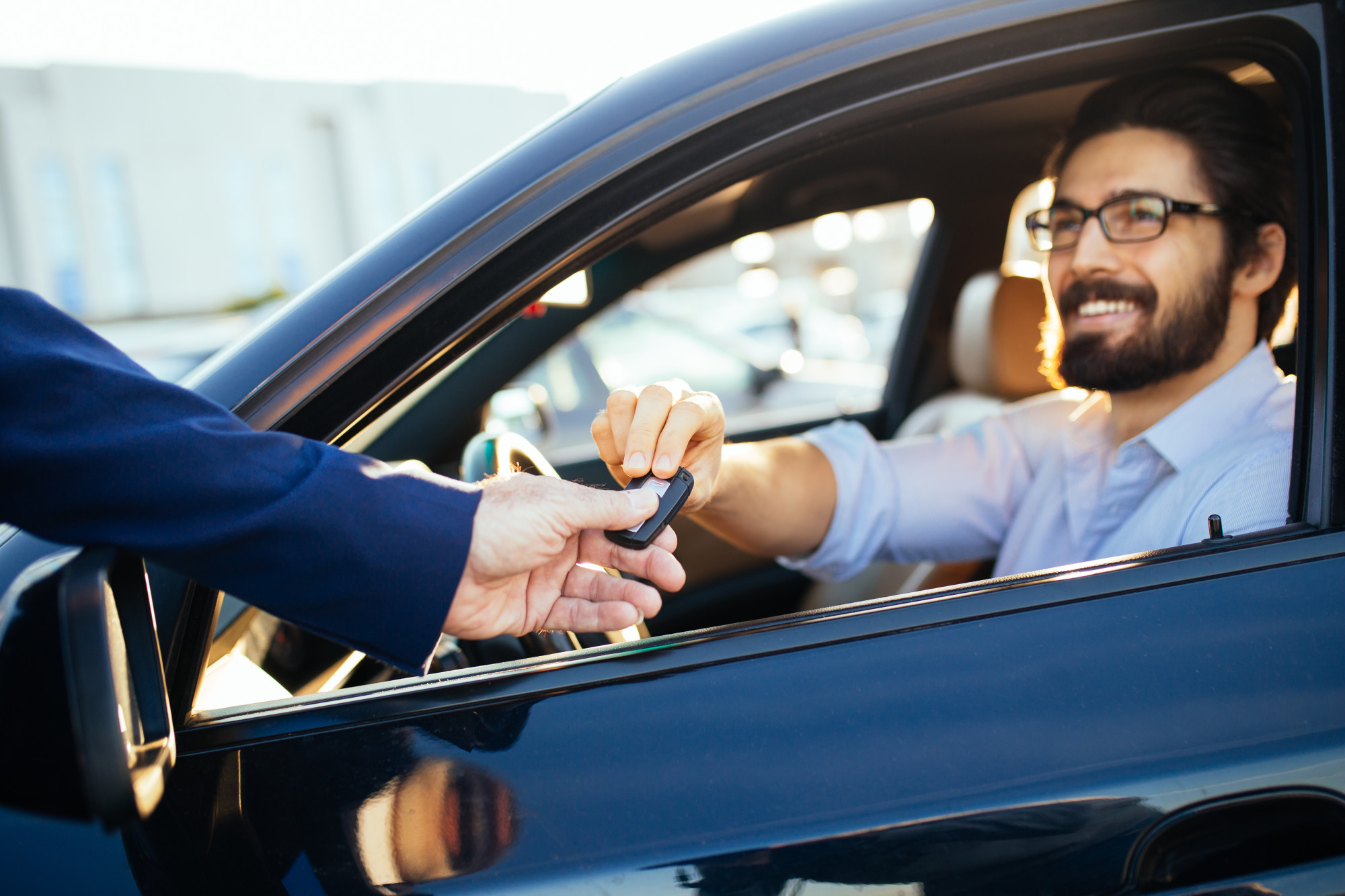 Person Selling Car